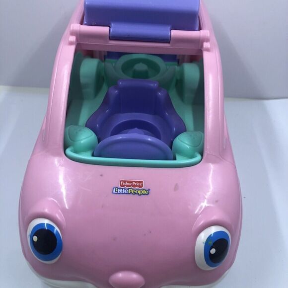 Fisher Price Little People Pink Mini Van Car with Sound and Music - Picture 1 of 16